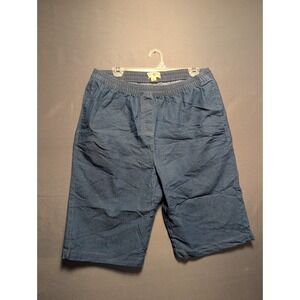 Turtle Bay NY Denim Shorts Womens Large Blue Light Wash Elastic Waist - Lot Of 2